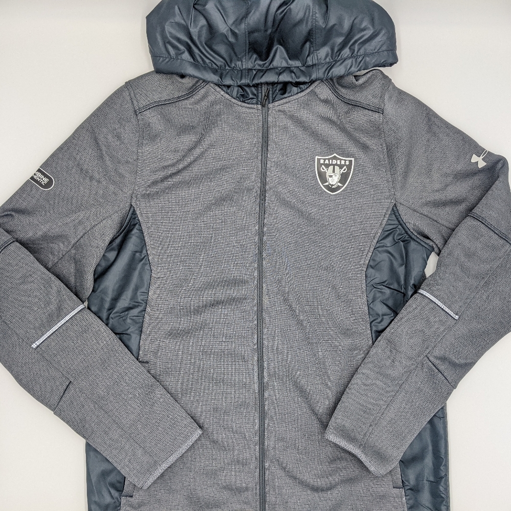 Raiders Under Armour Storm NFL Combine Full Zip Up